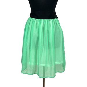 Elegant Mint Green Skirt